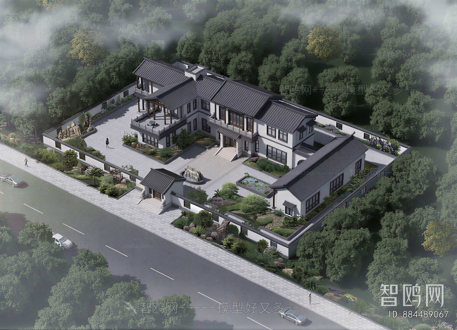 New Chinese Style Detached Villa