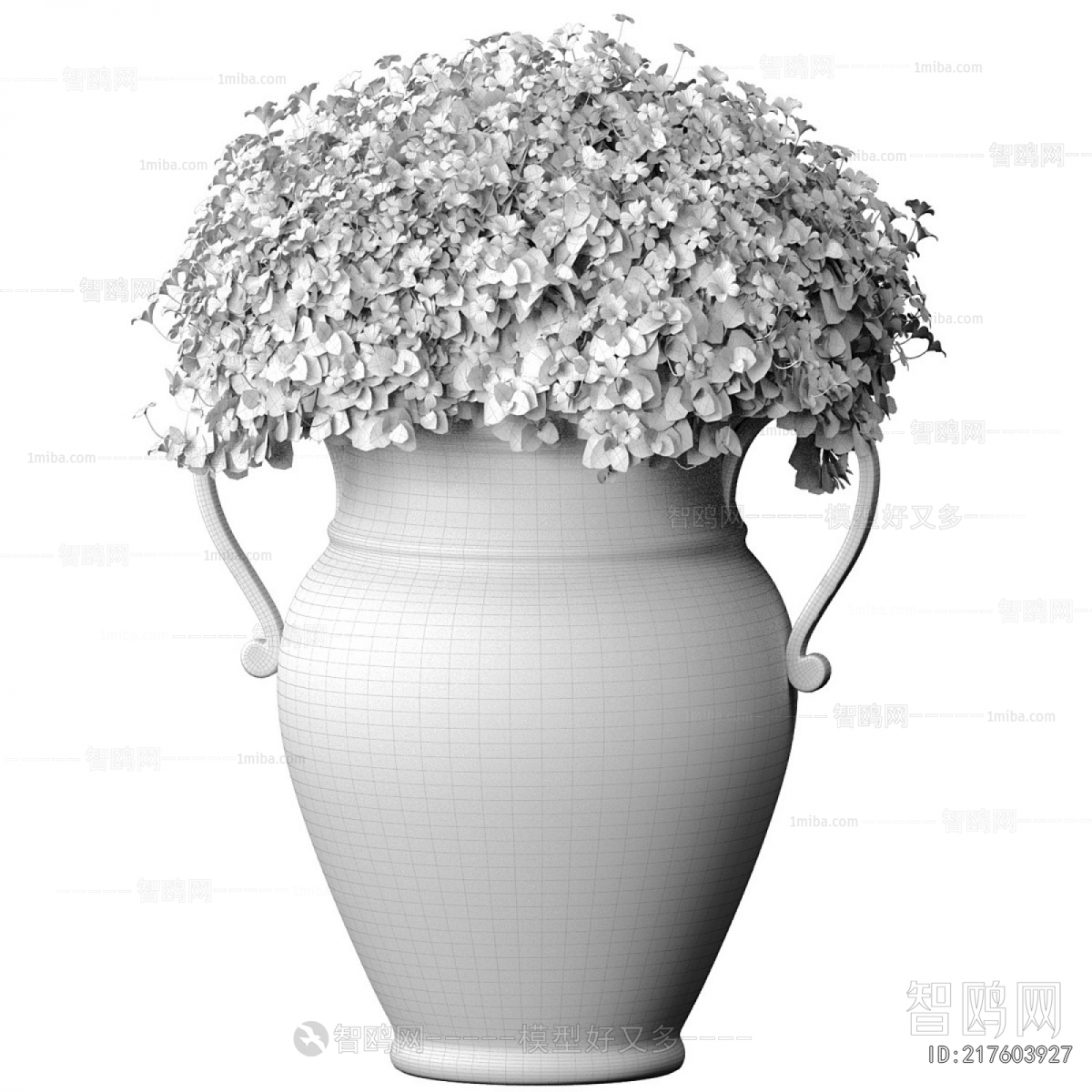 New Chinese Style Ground Green Plant Potted Plants