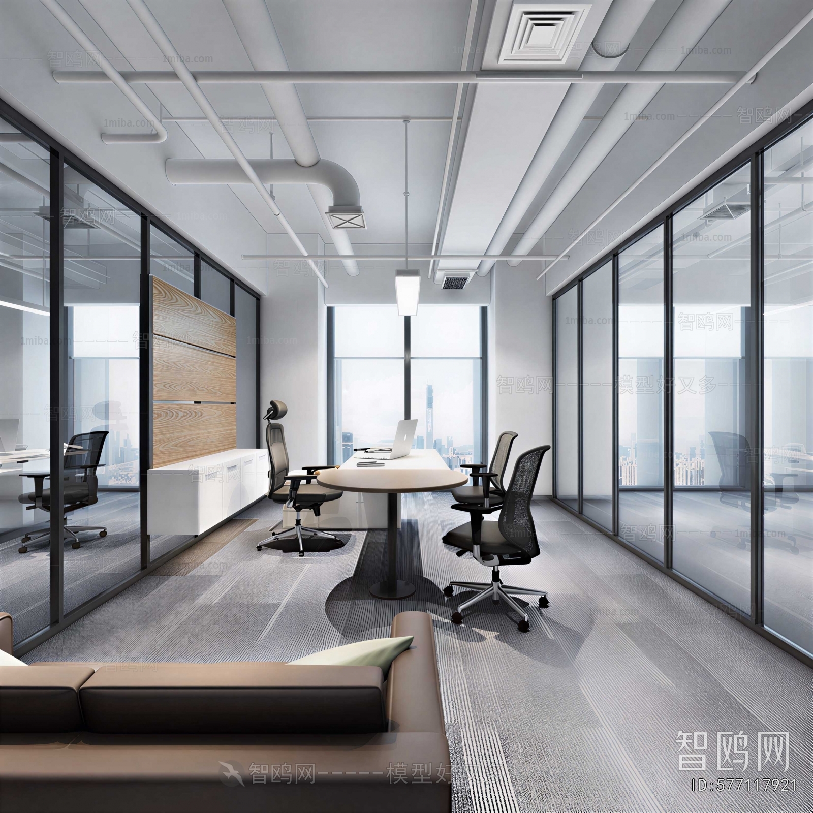 Modern Manager's Office