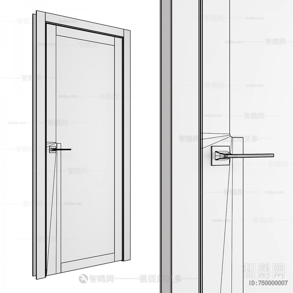 Modern Single Door