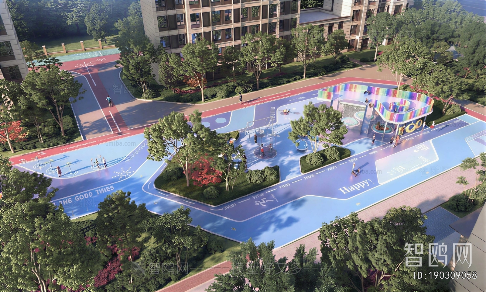 Modern Park Landscape