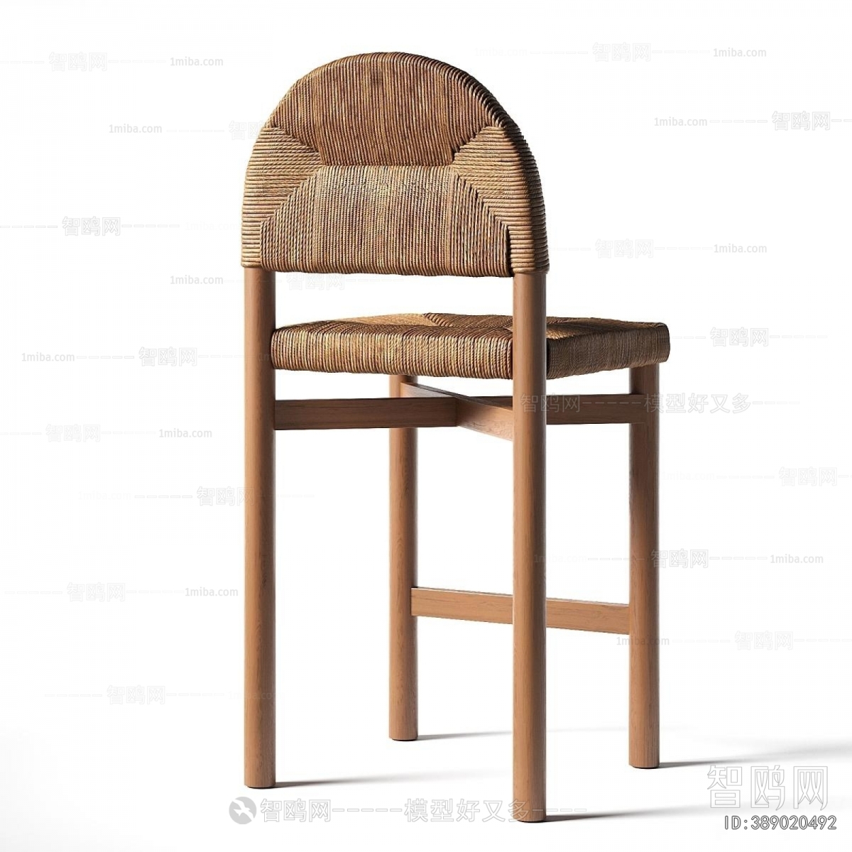 Wabi-sabi Style Bar Chair