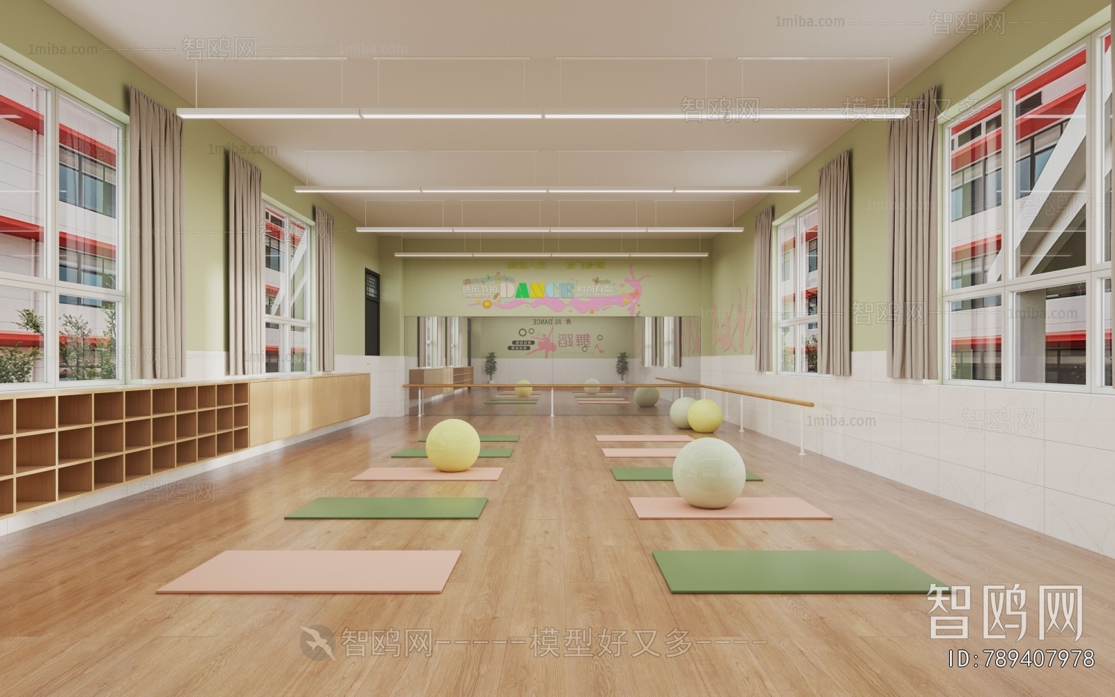 Modern Dance Classroom