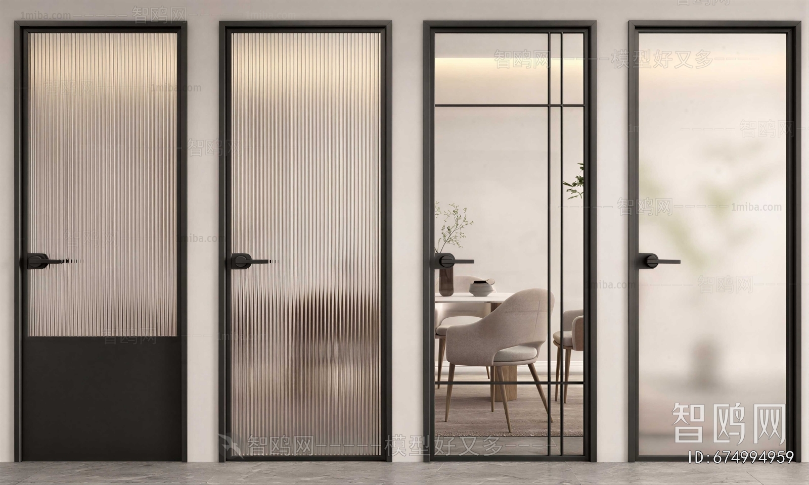 Modern Single Door