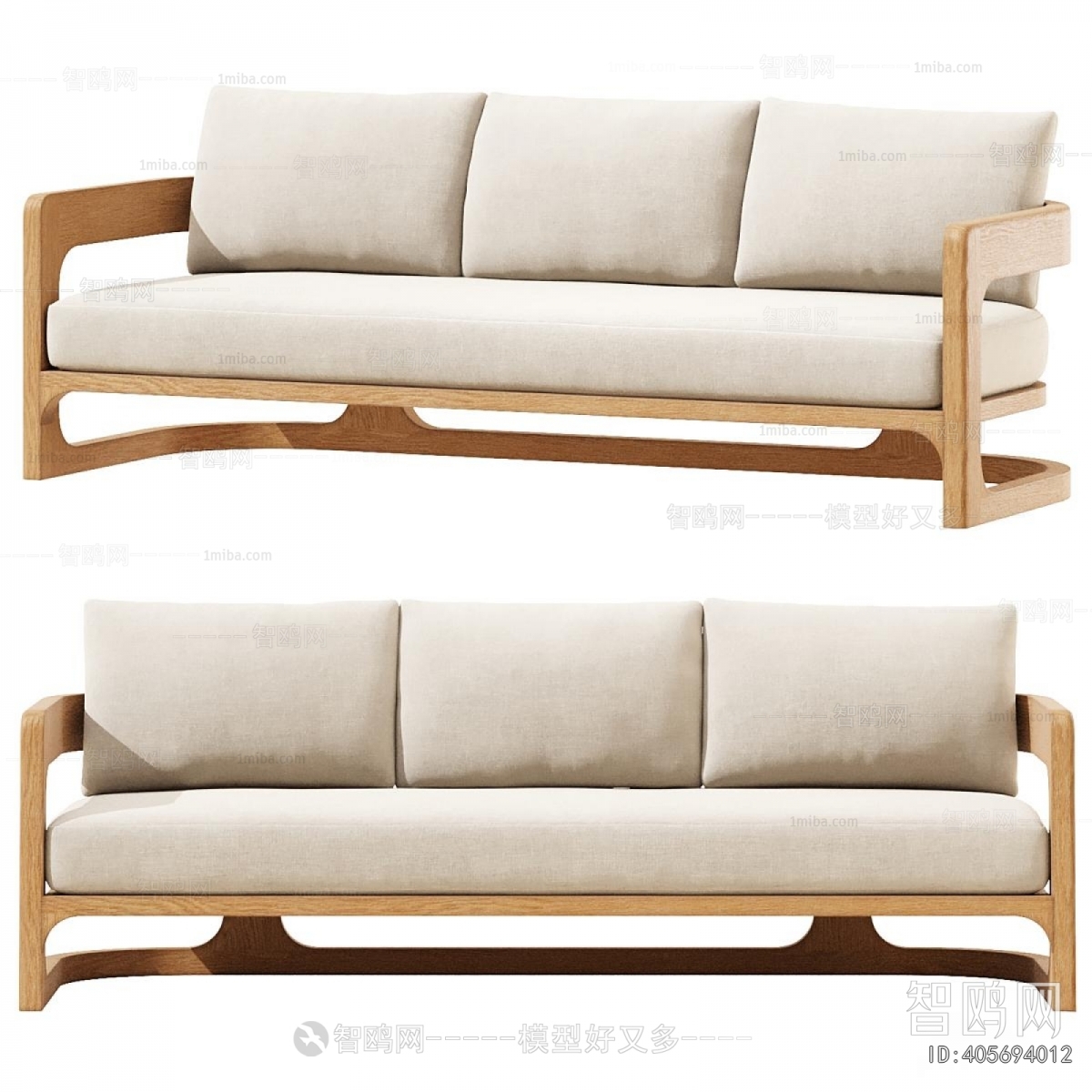 Modern Three-seat Sofa
