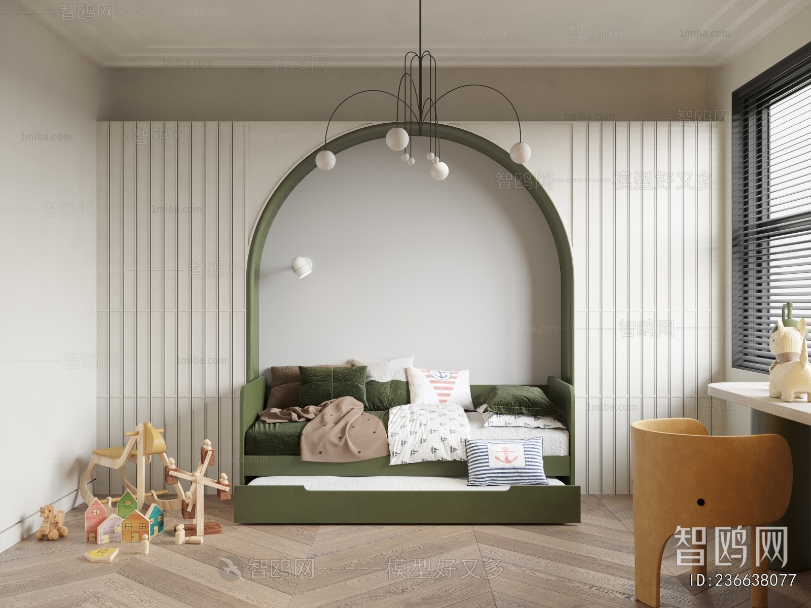 Modern Children's Room Activity Room