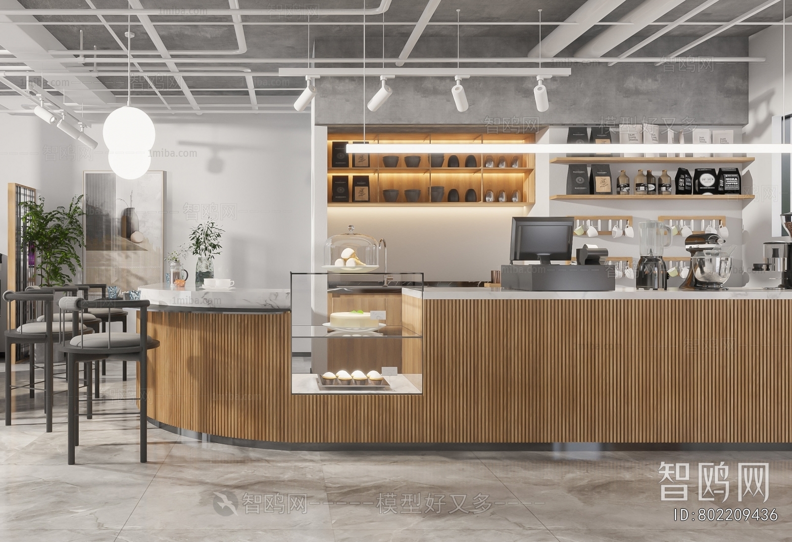 Industrial Style Cafe
