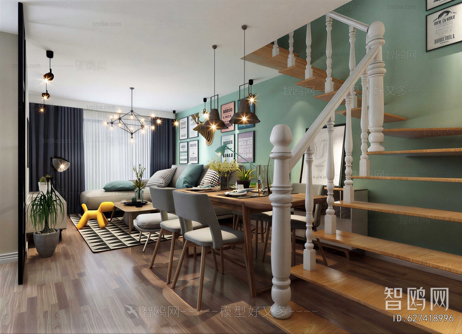 Nordic Style A Living Room