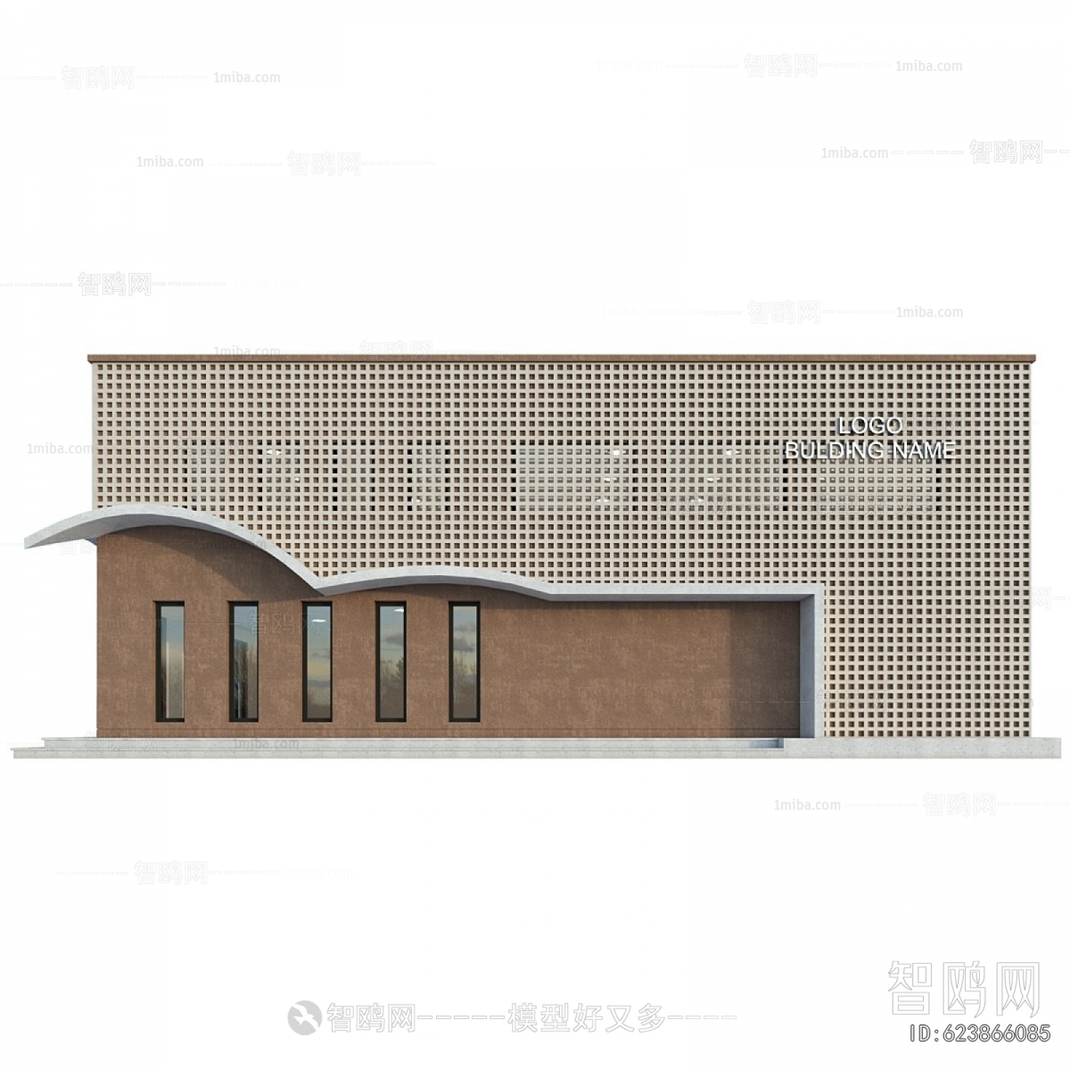 Modern Appearance Of Commercial Building