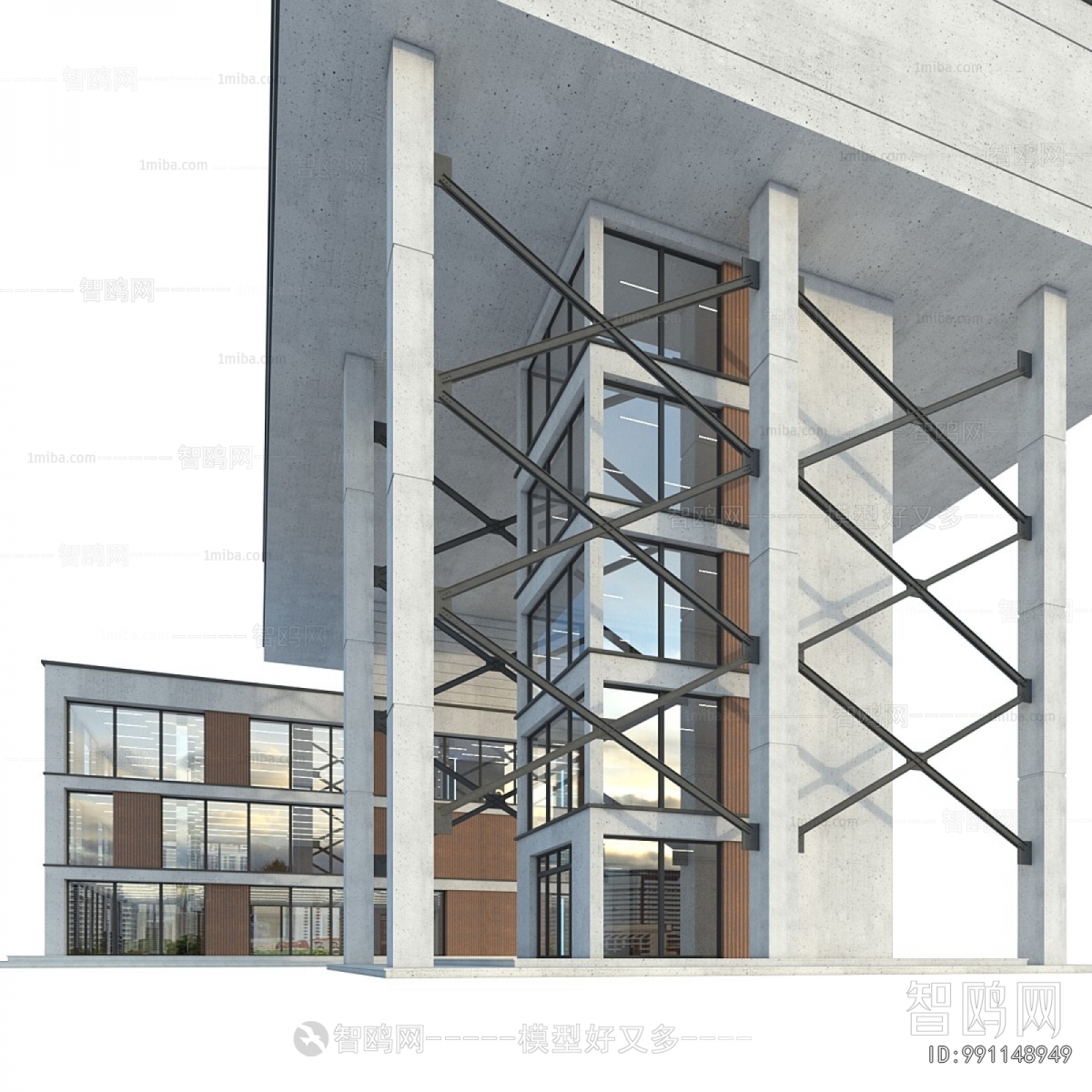Modern Appearance Of Commercial Building