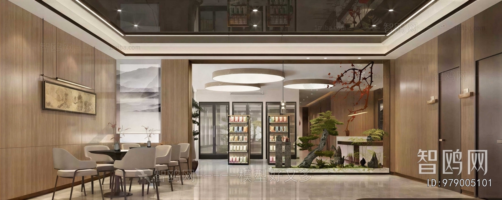 New Chinese Style Lobby Hall
