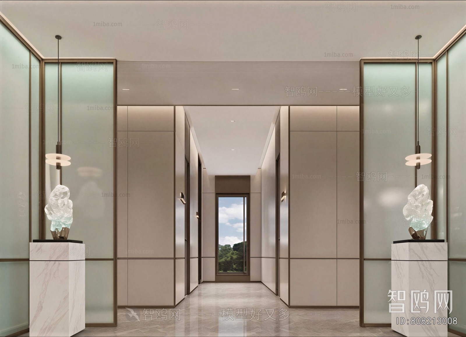 Modern Elevator Hall