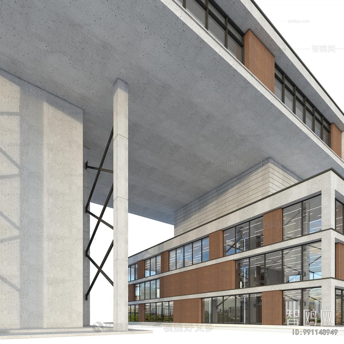 Modern Appearance Of Commercial Building