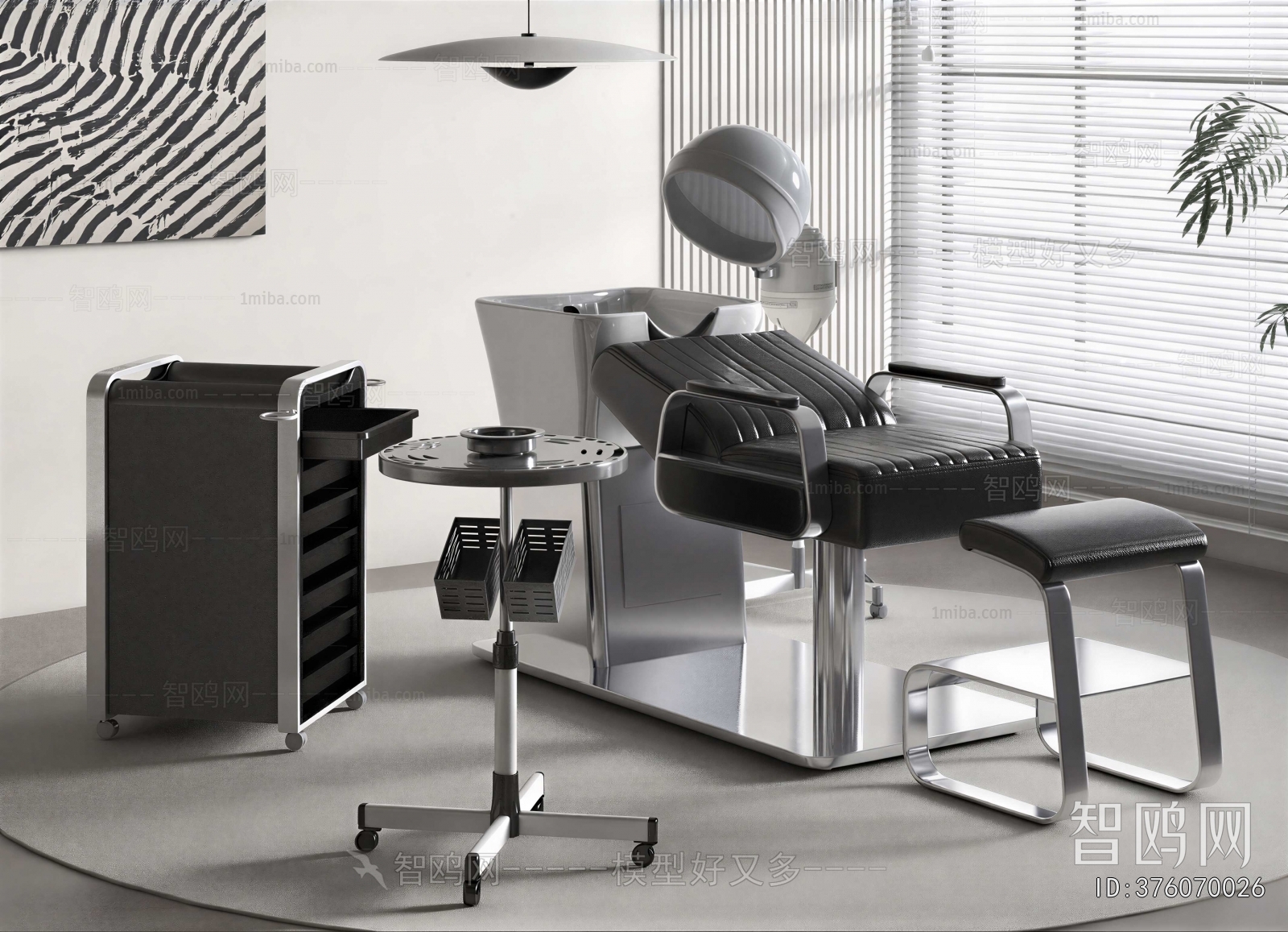 Modern Barber Chair