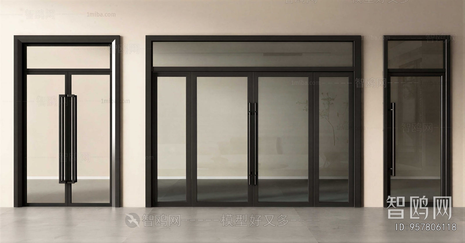 Modern Double Door