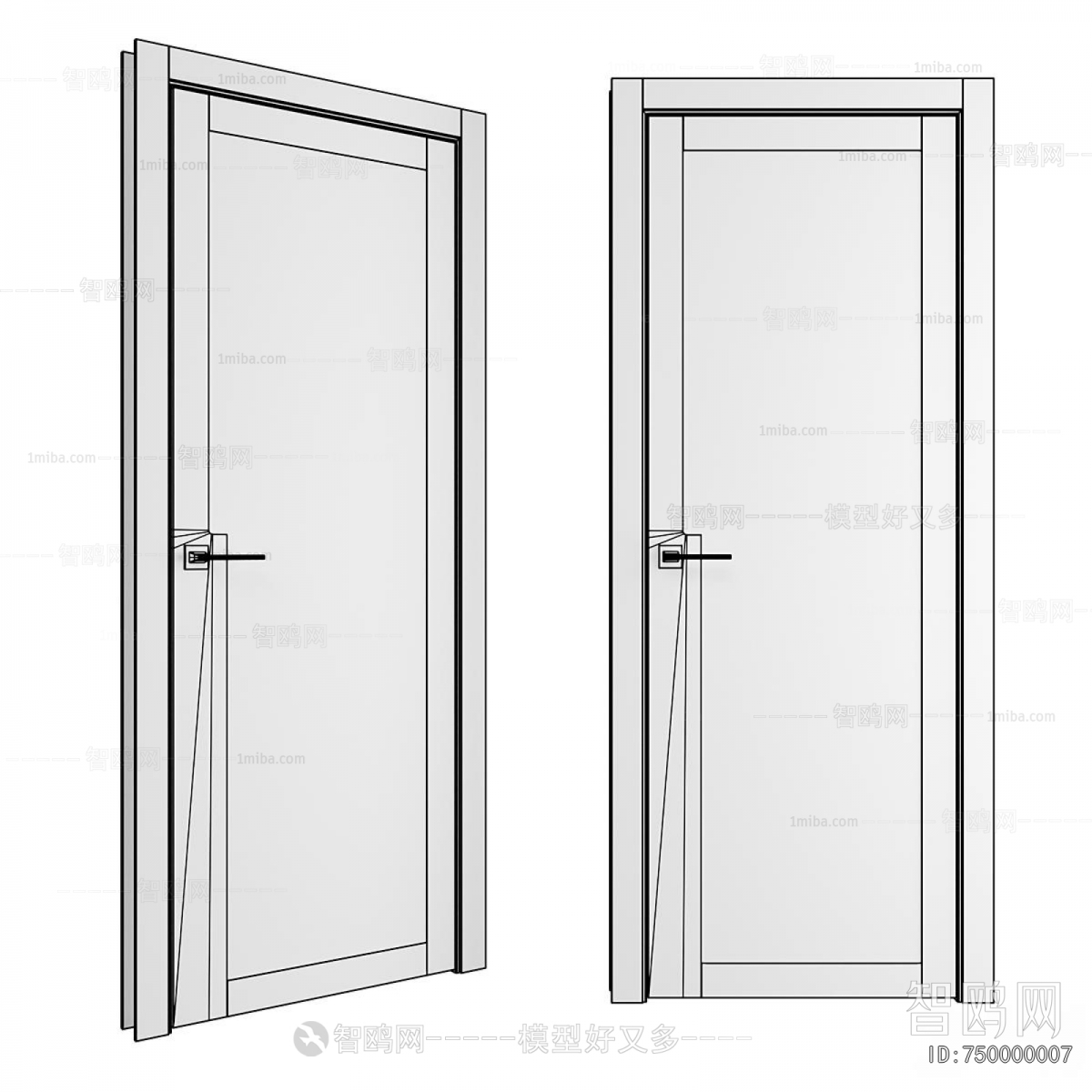 Modern Single Door