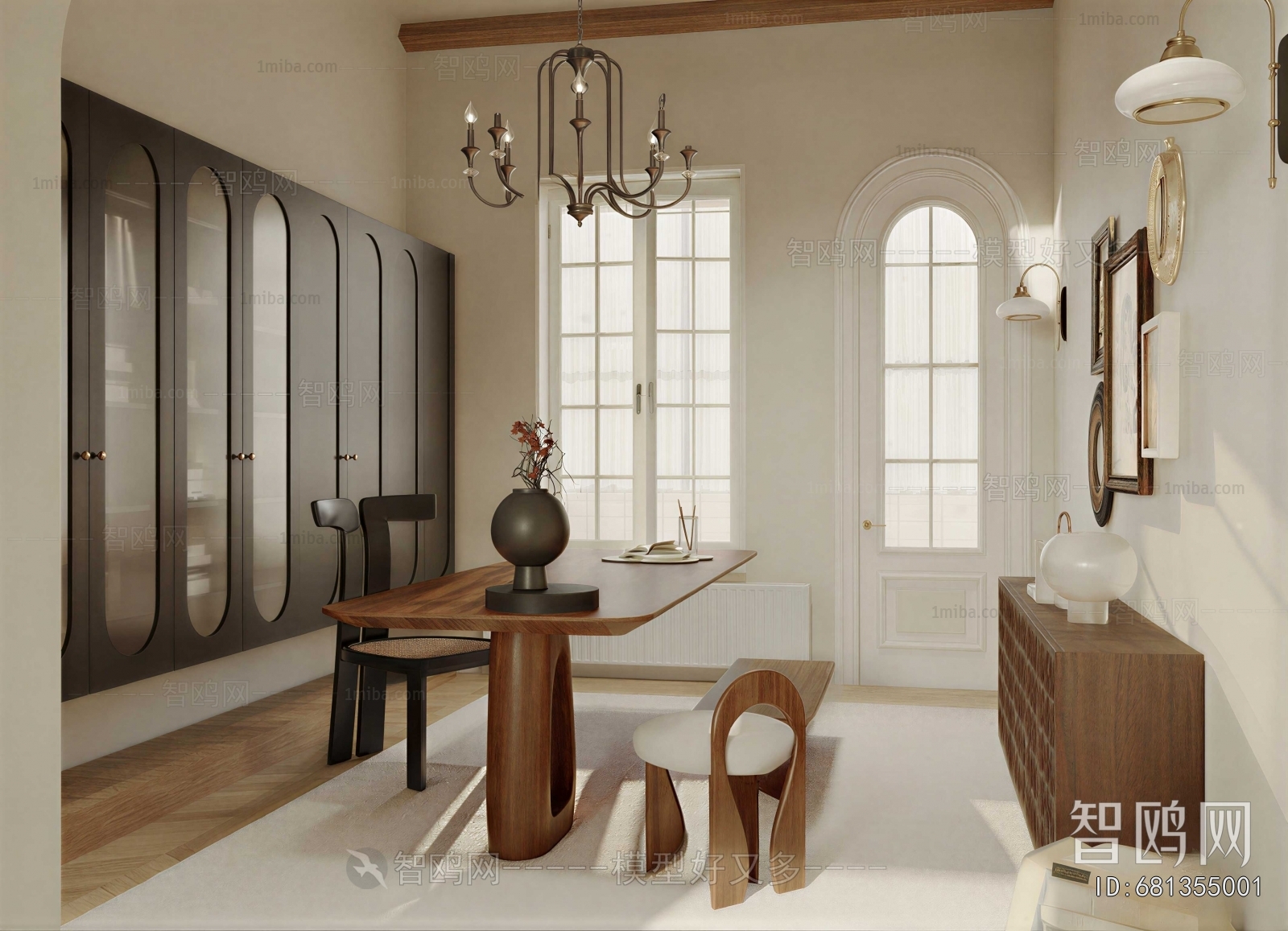 French Style Study Space