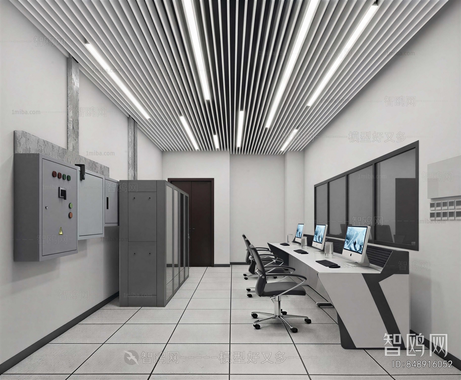 Modern Monitor Room