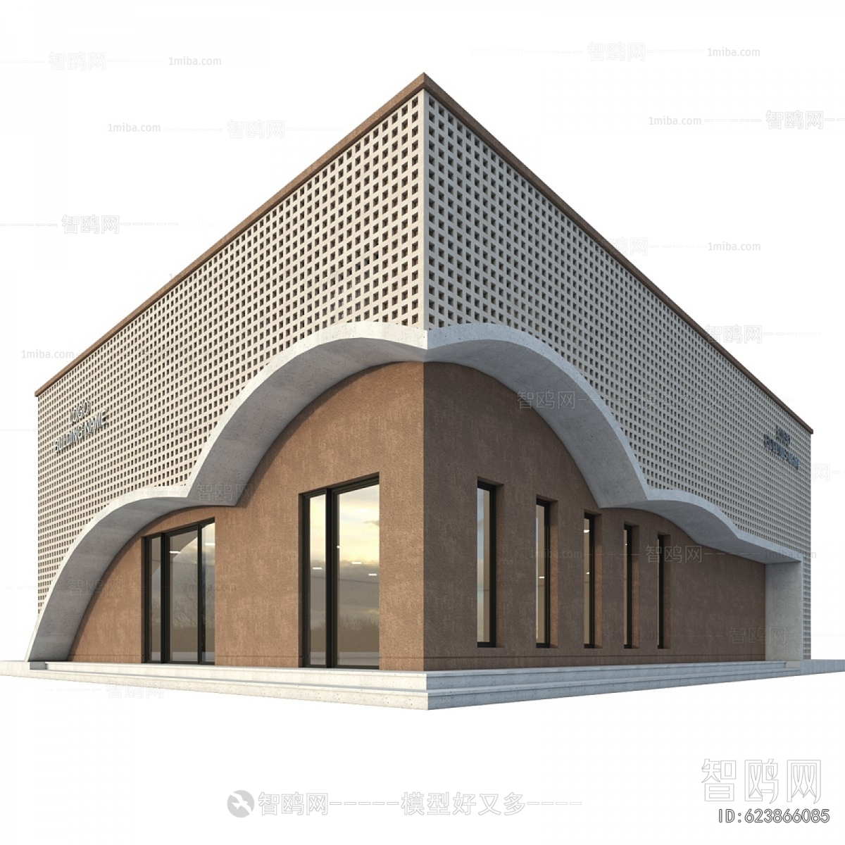 Modern Appearance Of Commercial Building