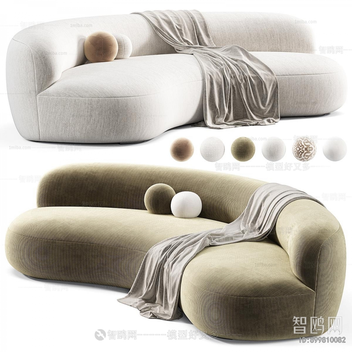 Modern Curved Sofa