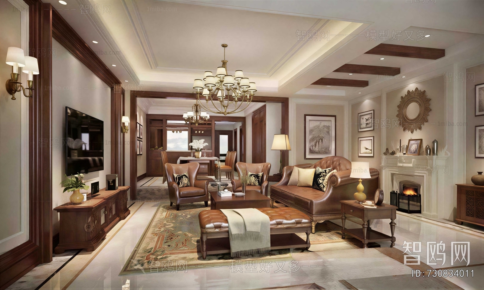 American Style A Living Room