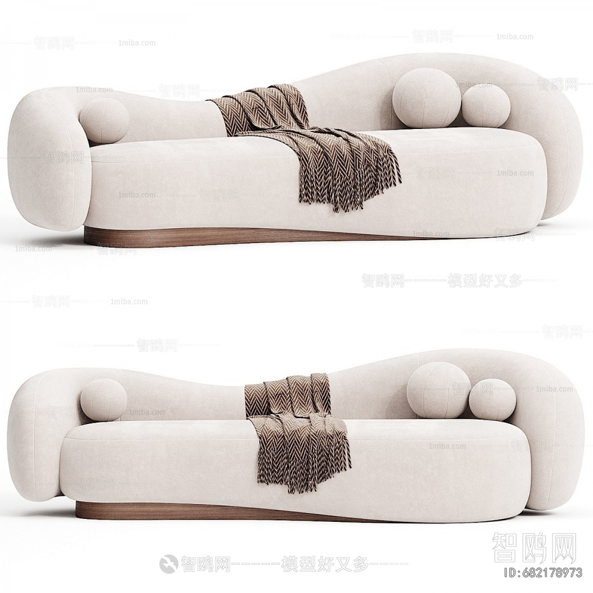 Modern Curved Sofa
