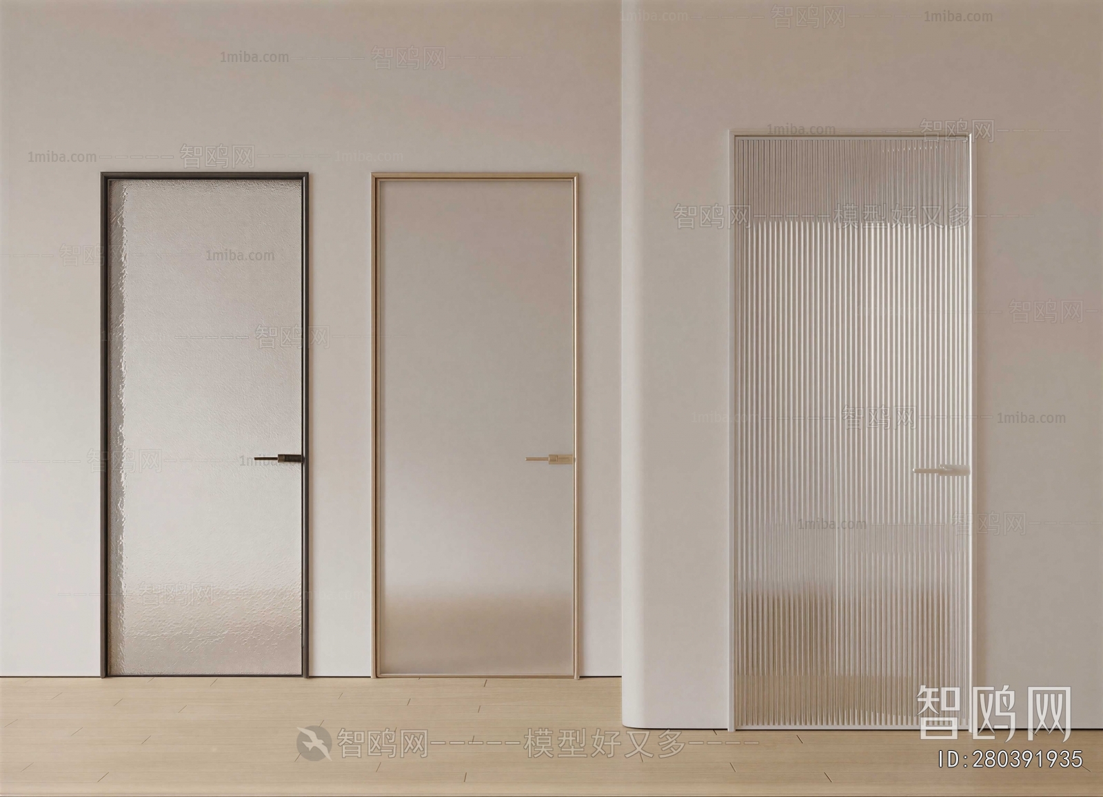 Modern Single Door