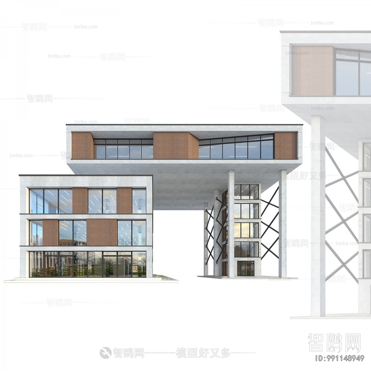 Modern Appearance Of Commercial Building
