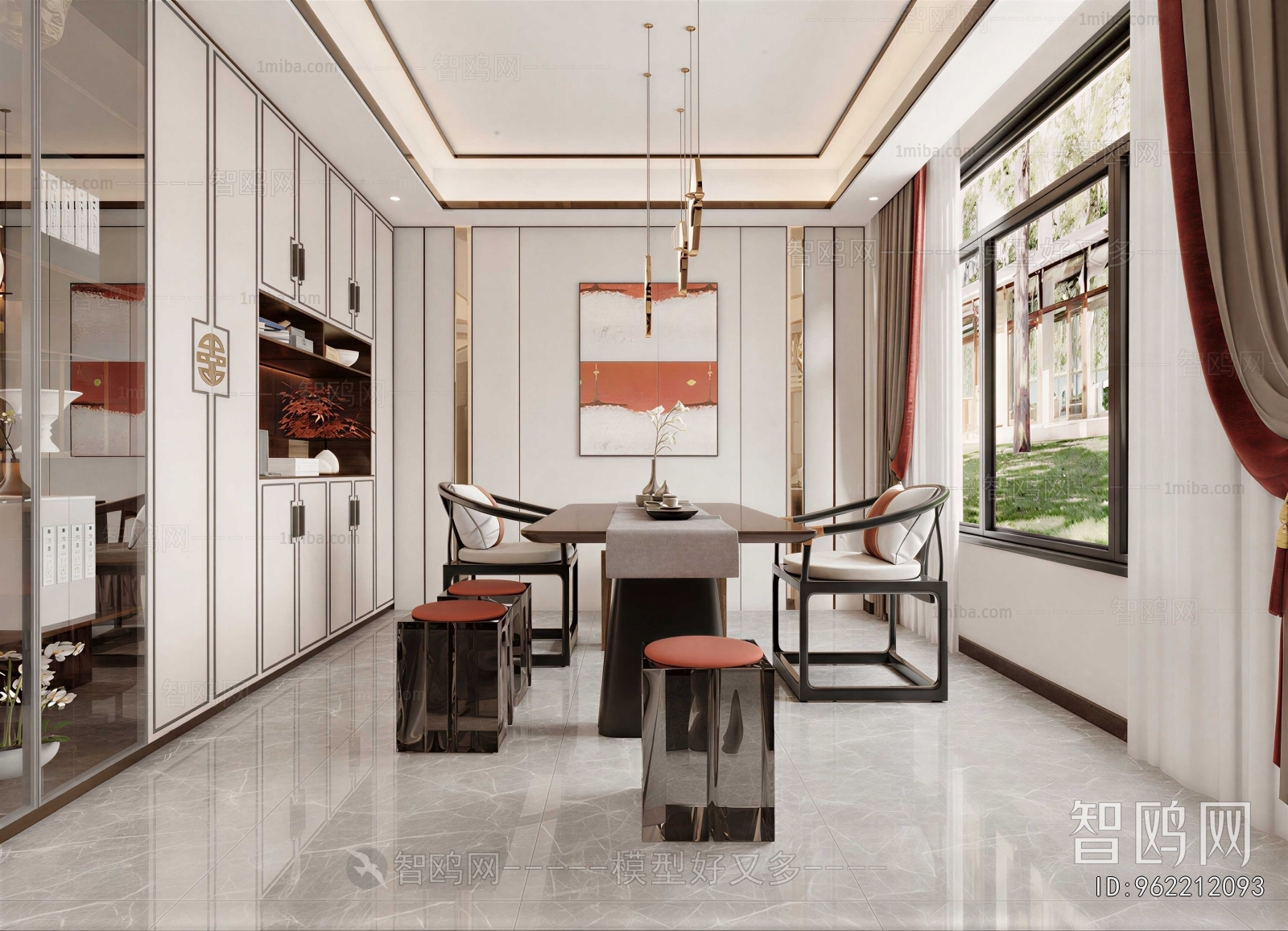 New Chinese Style Dining Room