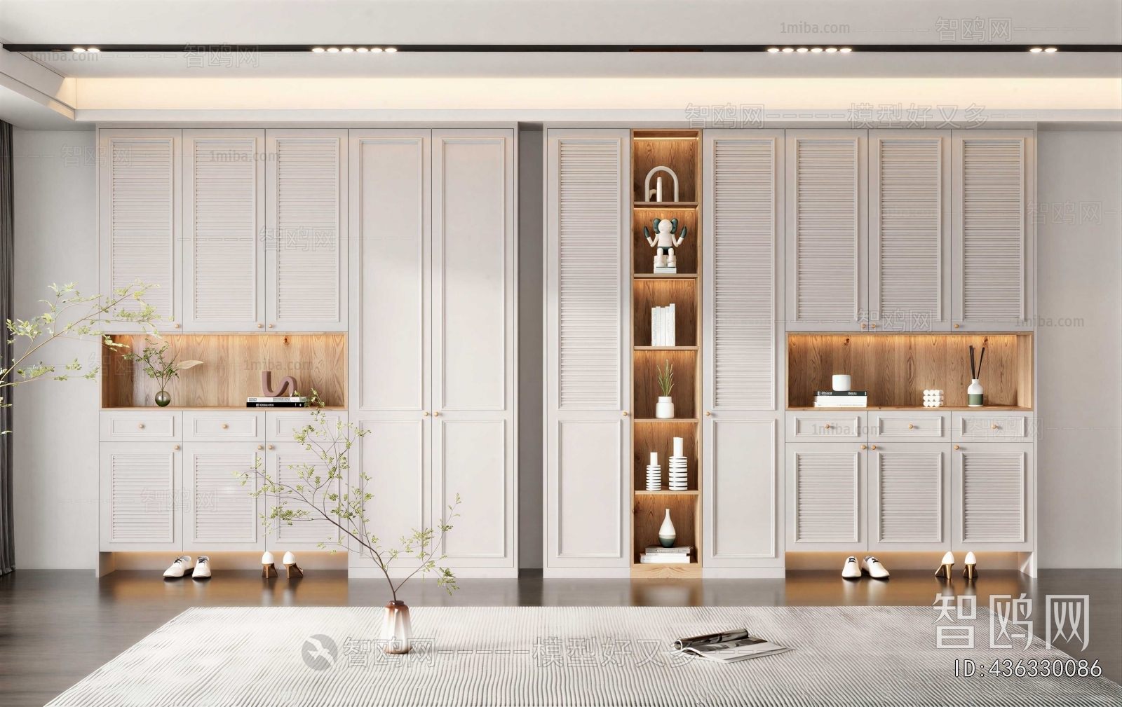 Modern Shoe Cabinet