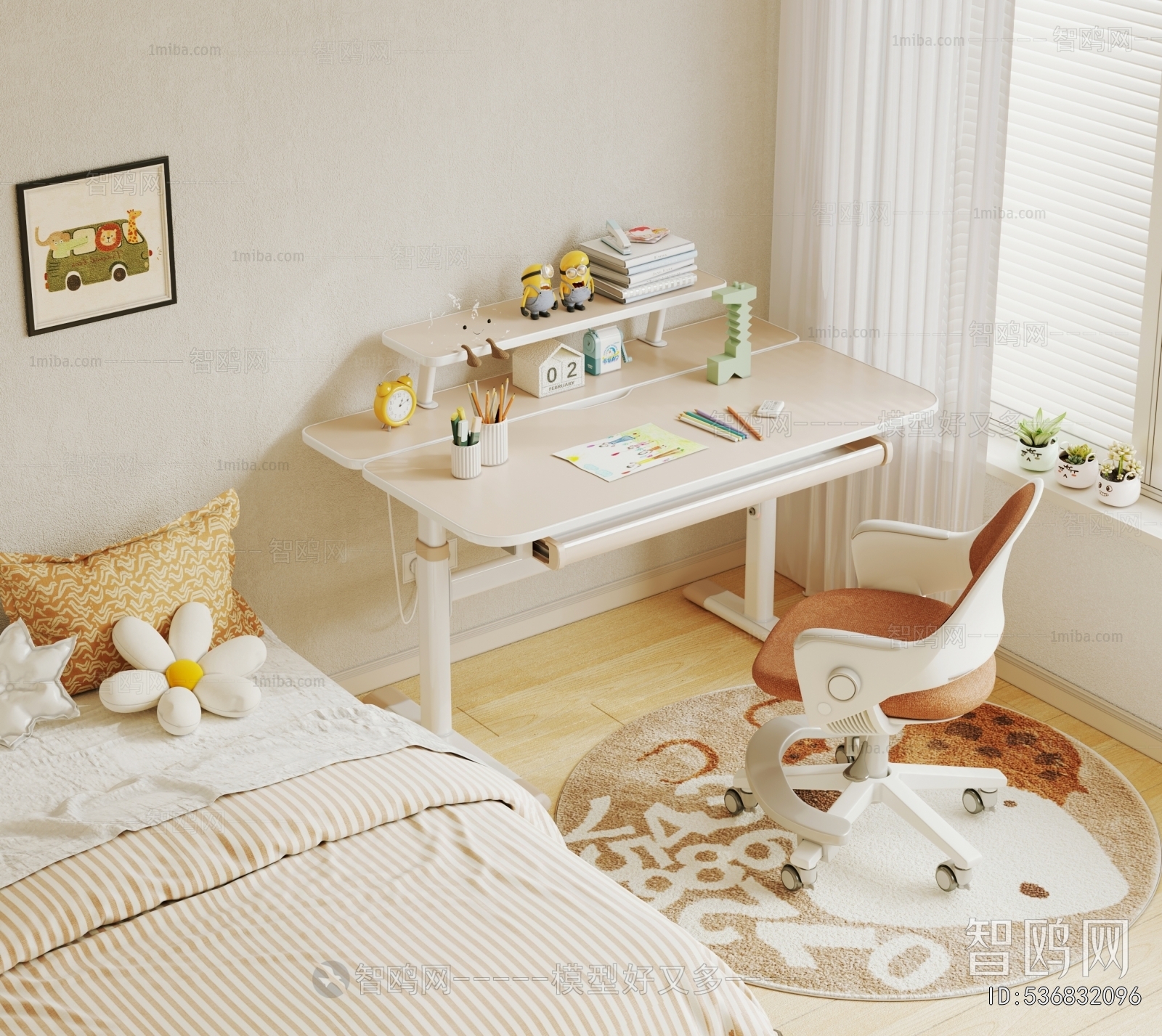 Modern Computer Desk And Chair