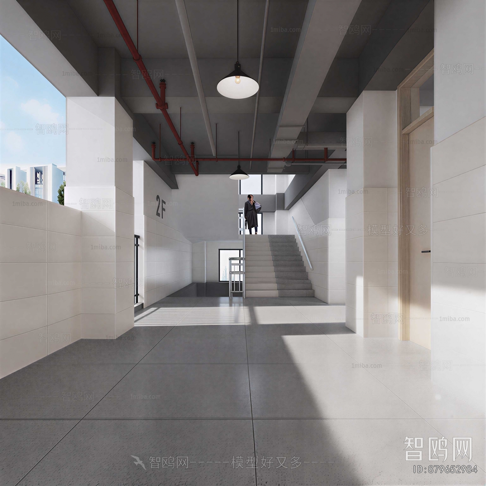 Modern Office Stairwell