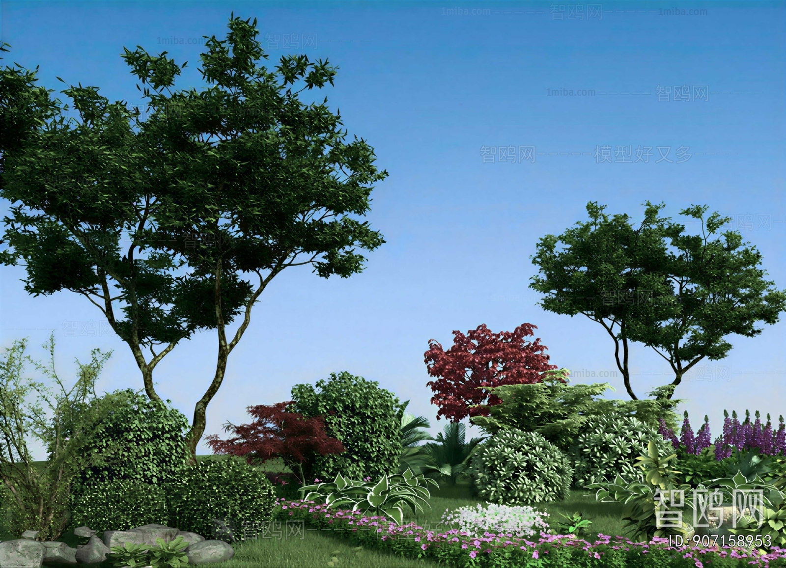 Modern Park Landscape