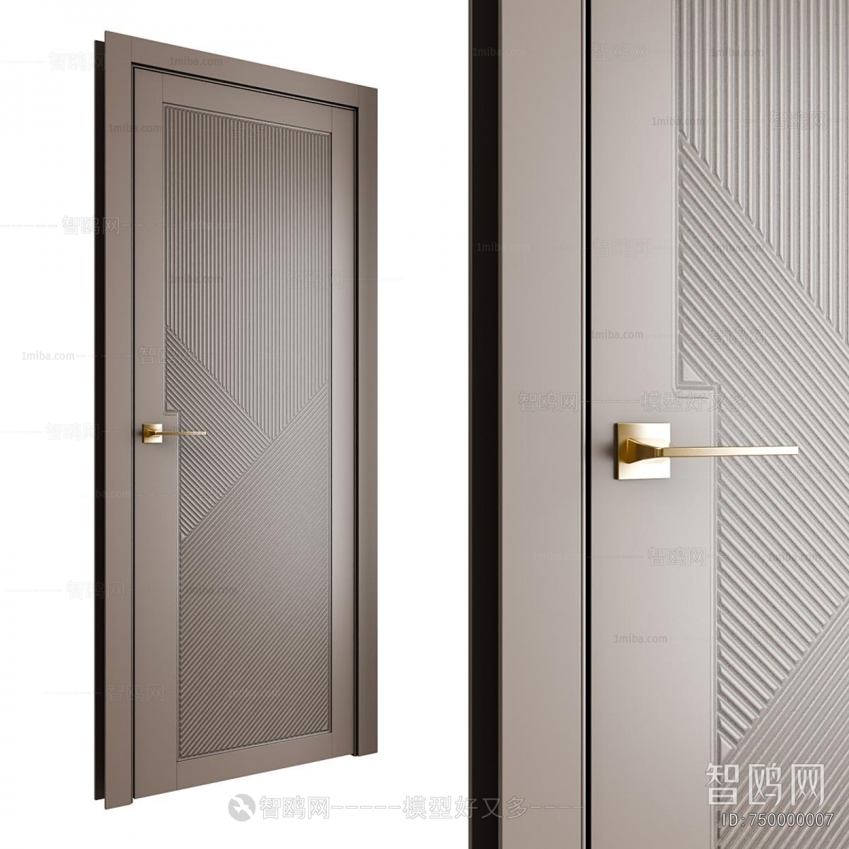 Modern Single Door