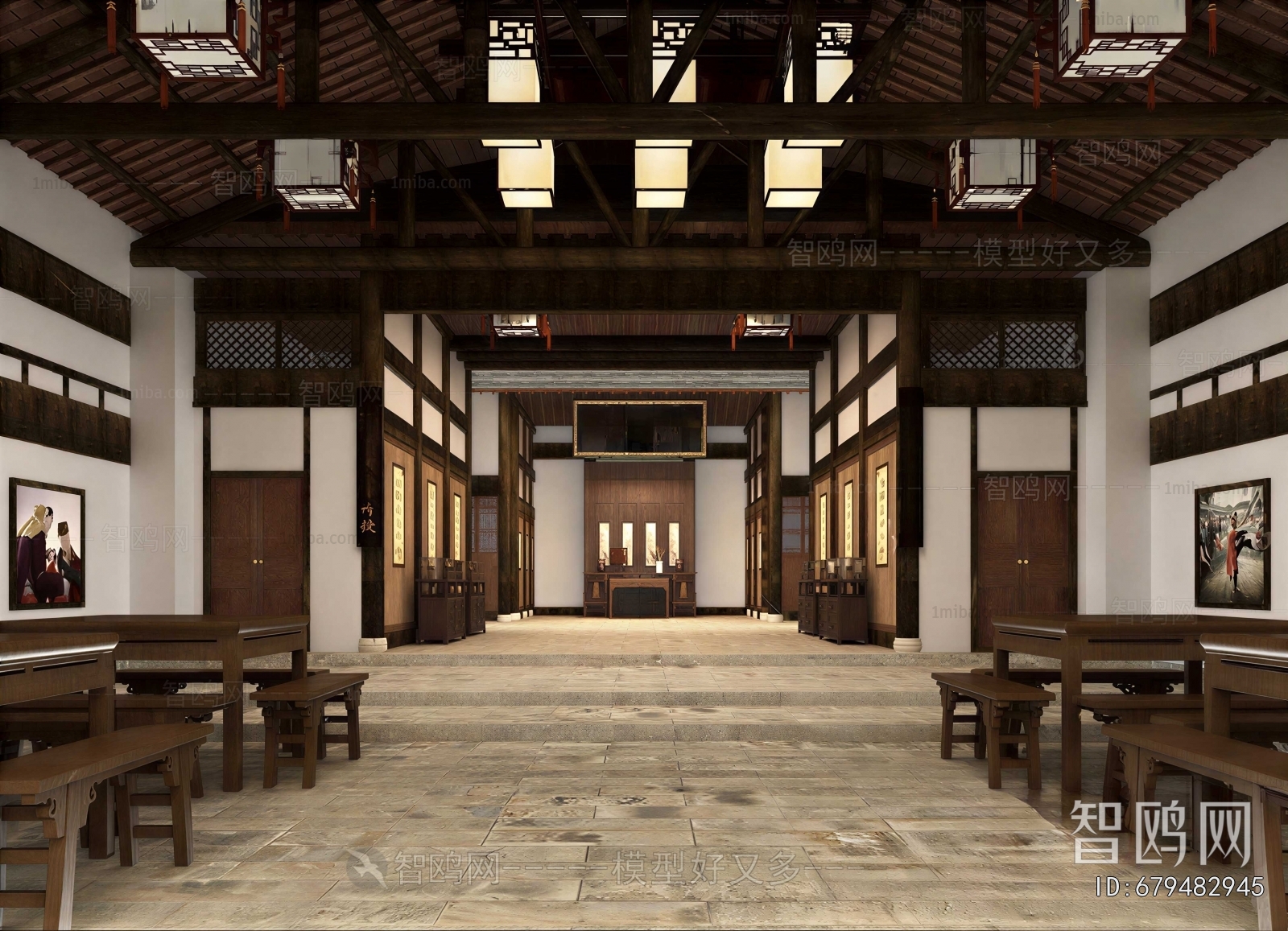 Chinese Style A Living Room