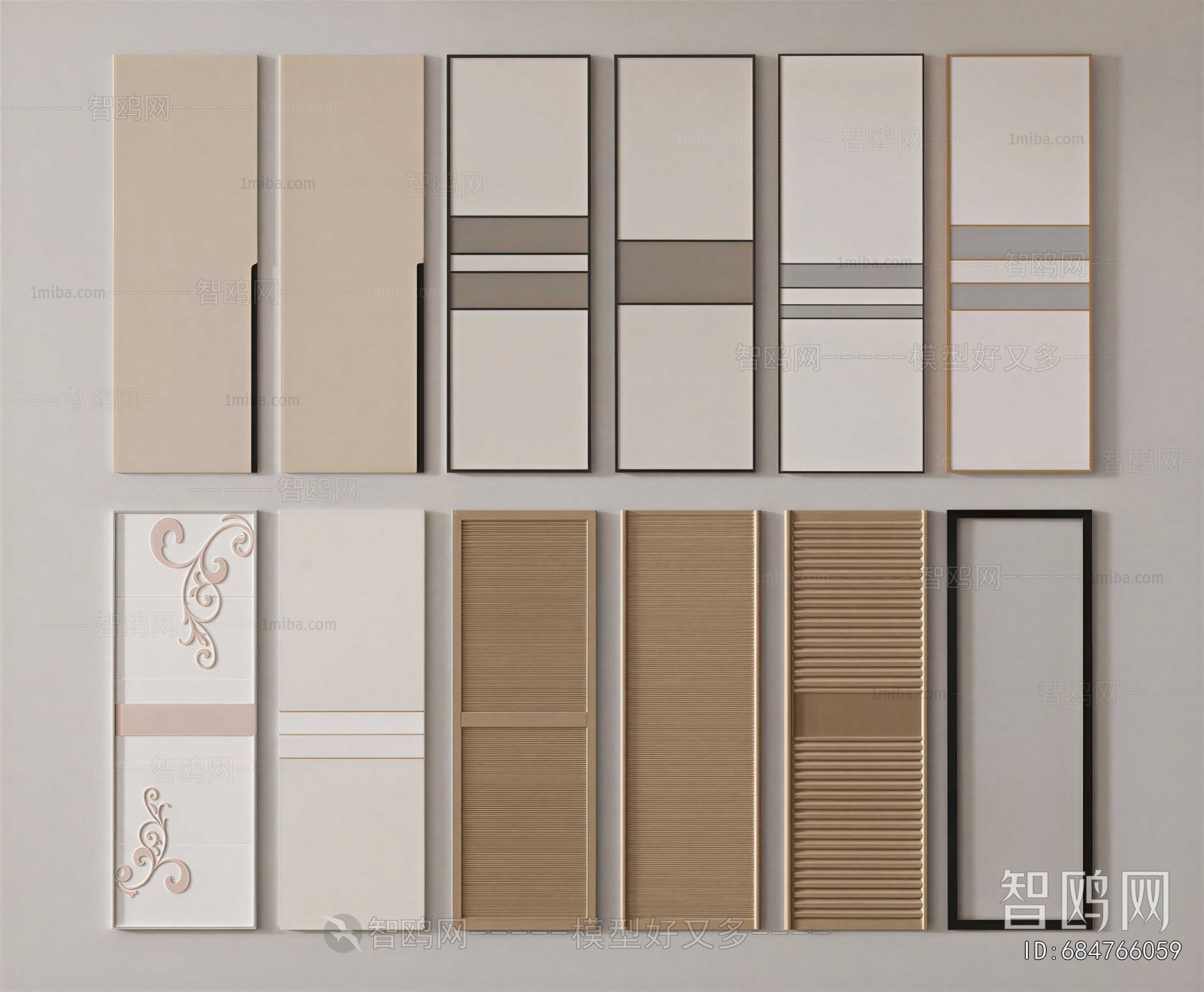 Modern Door Panel