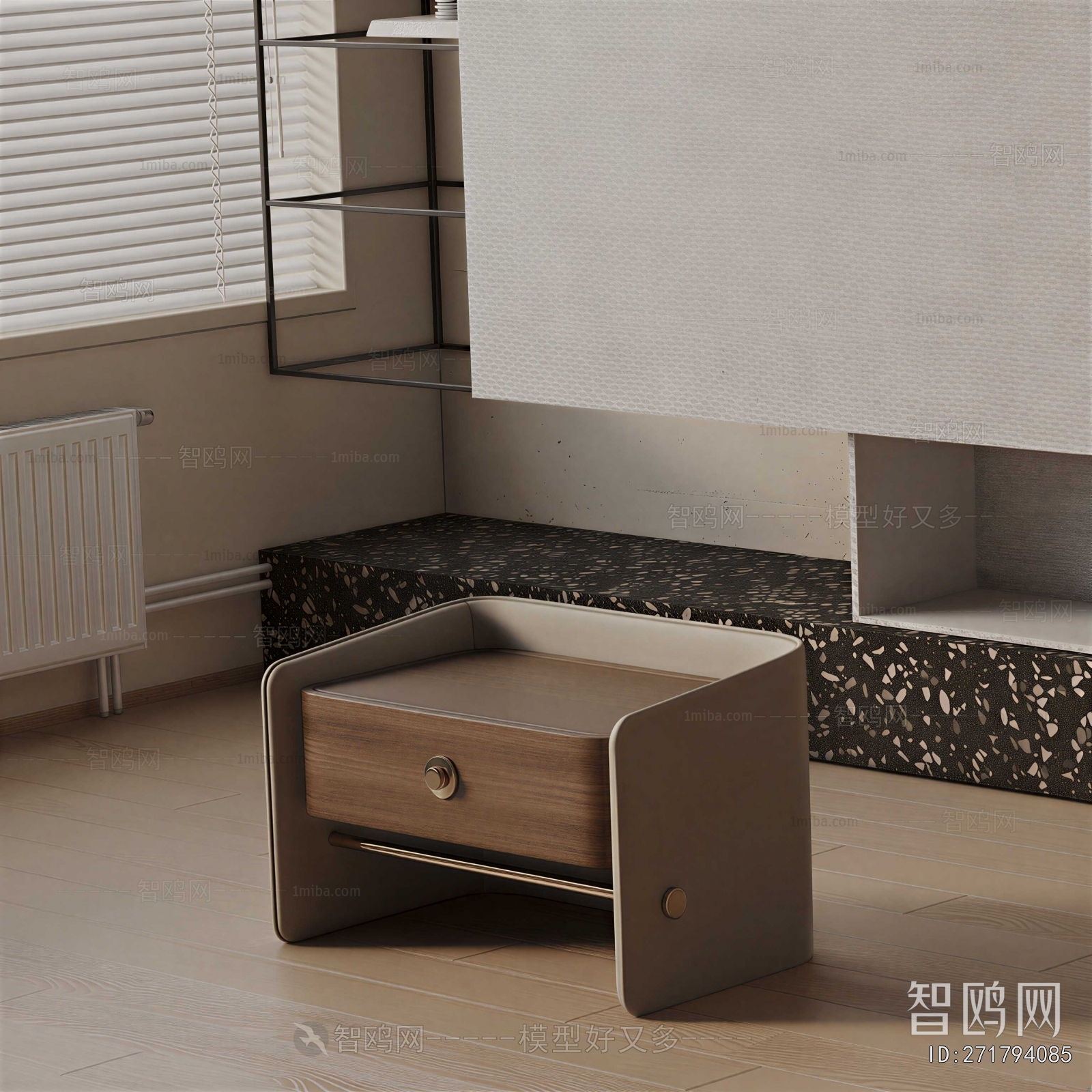 Modern Bedside Cupboard