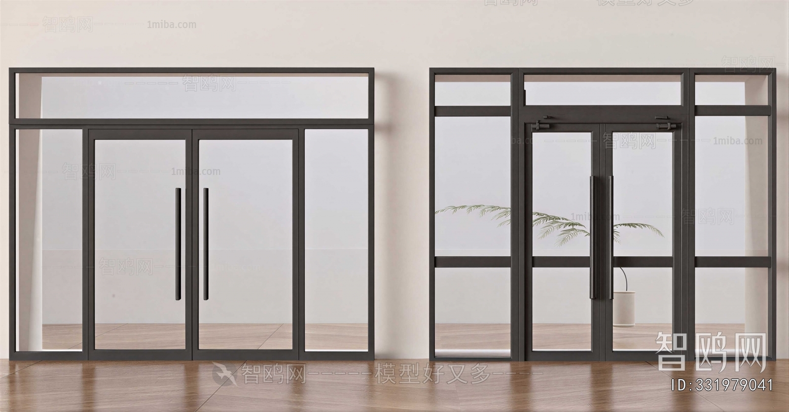 Modern Double Door