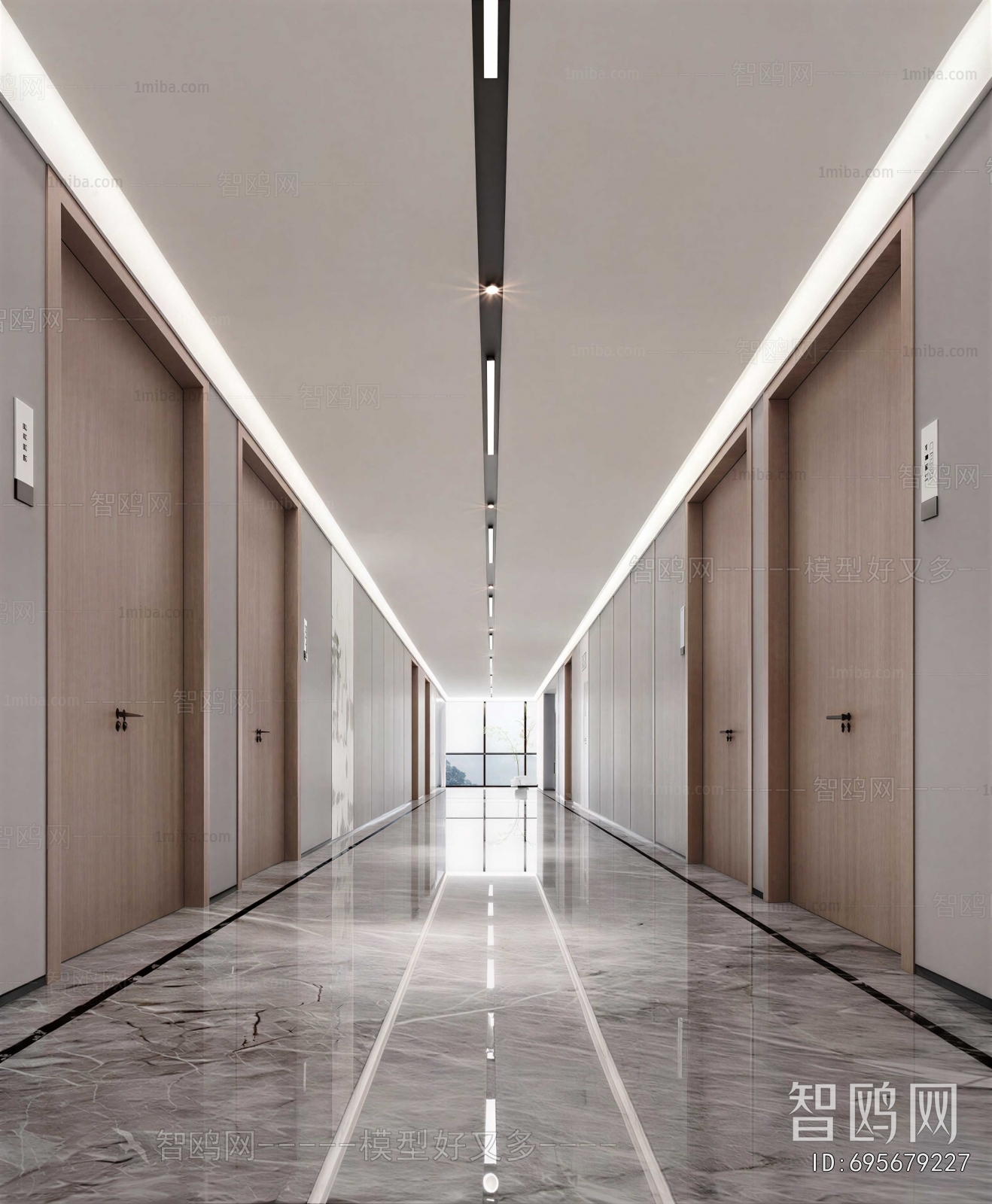 Modern Office Aisle