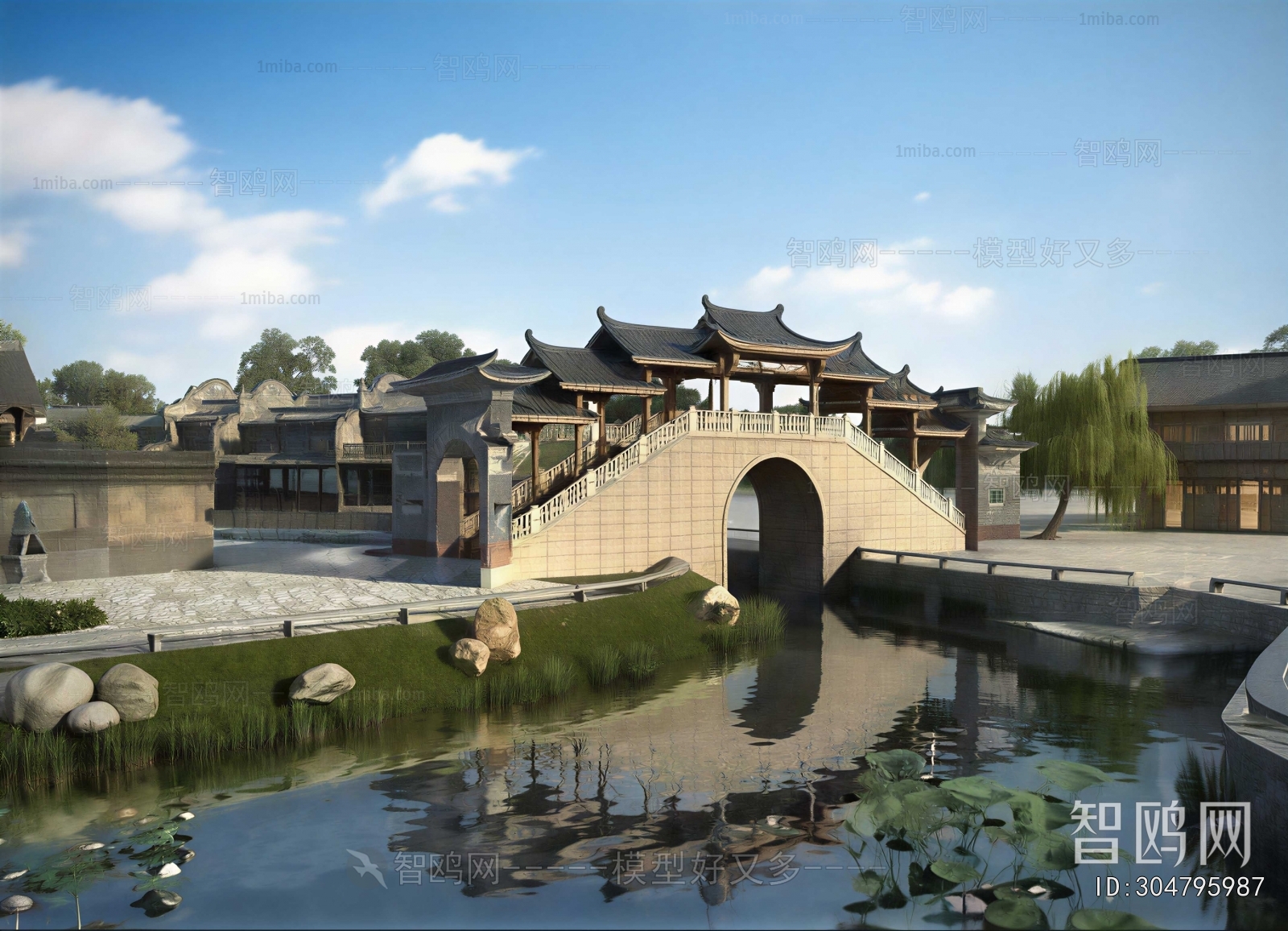 Chinese Style Ancient Architectural Buildings