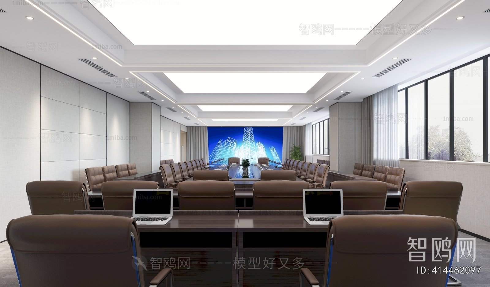 New Chinese Style Meeting Room