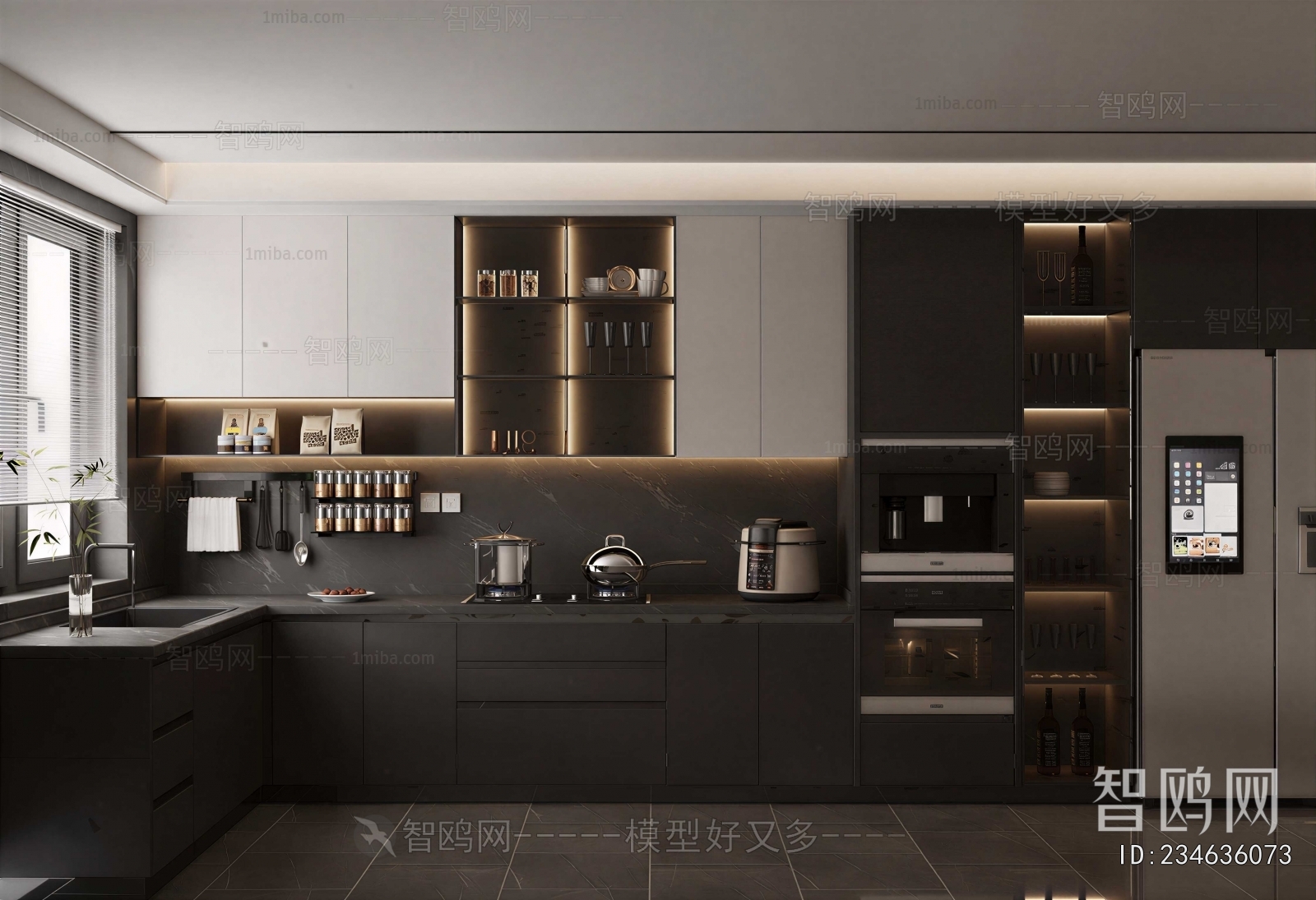 Modern The Kitchen