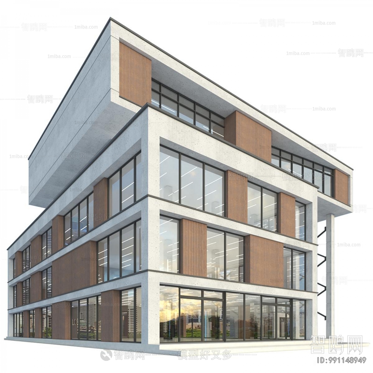 Modern Appearance Of Commercial Building