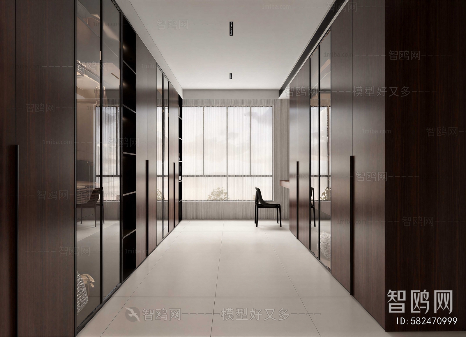 Modern Clothes Storage Area