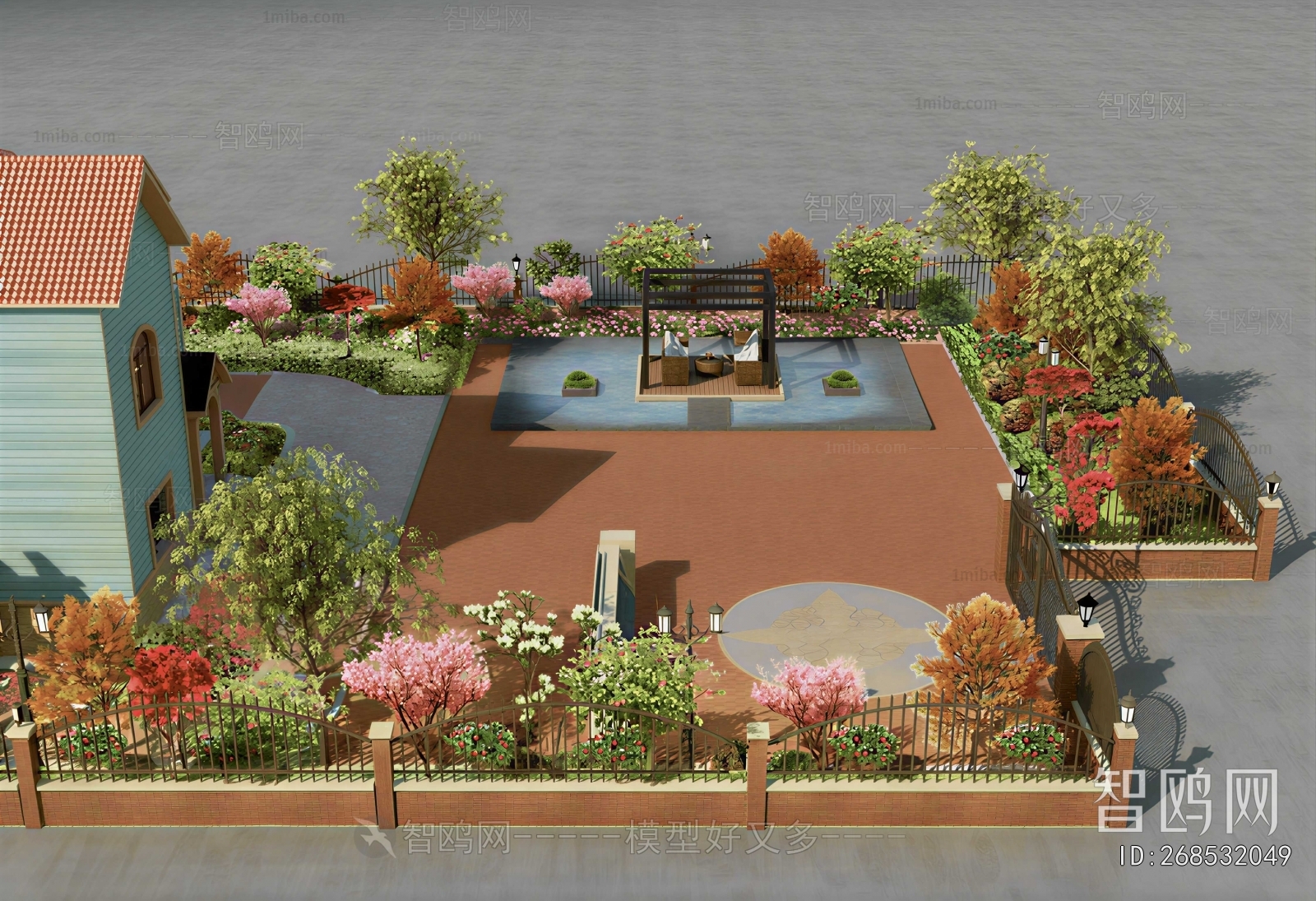 Modern Courtyard/landscape