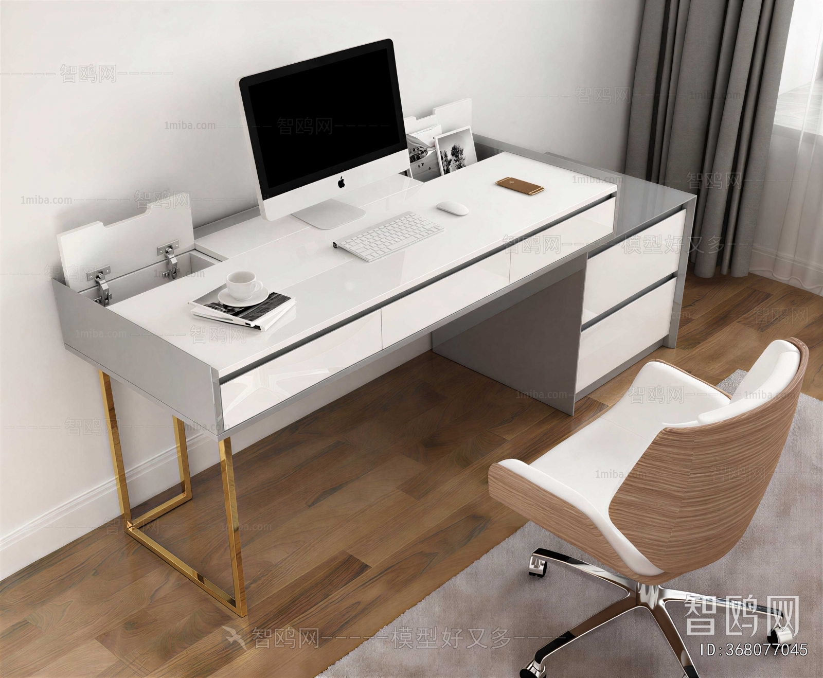 Modern Computer Desk And Chair