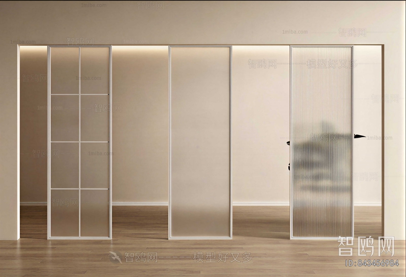 Modern Glass Screen Partition