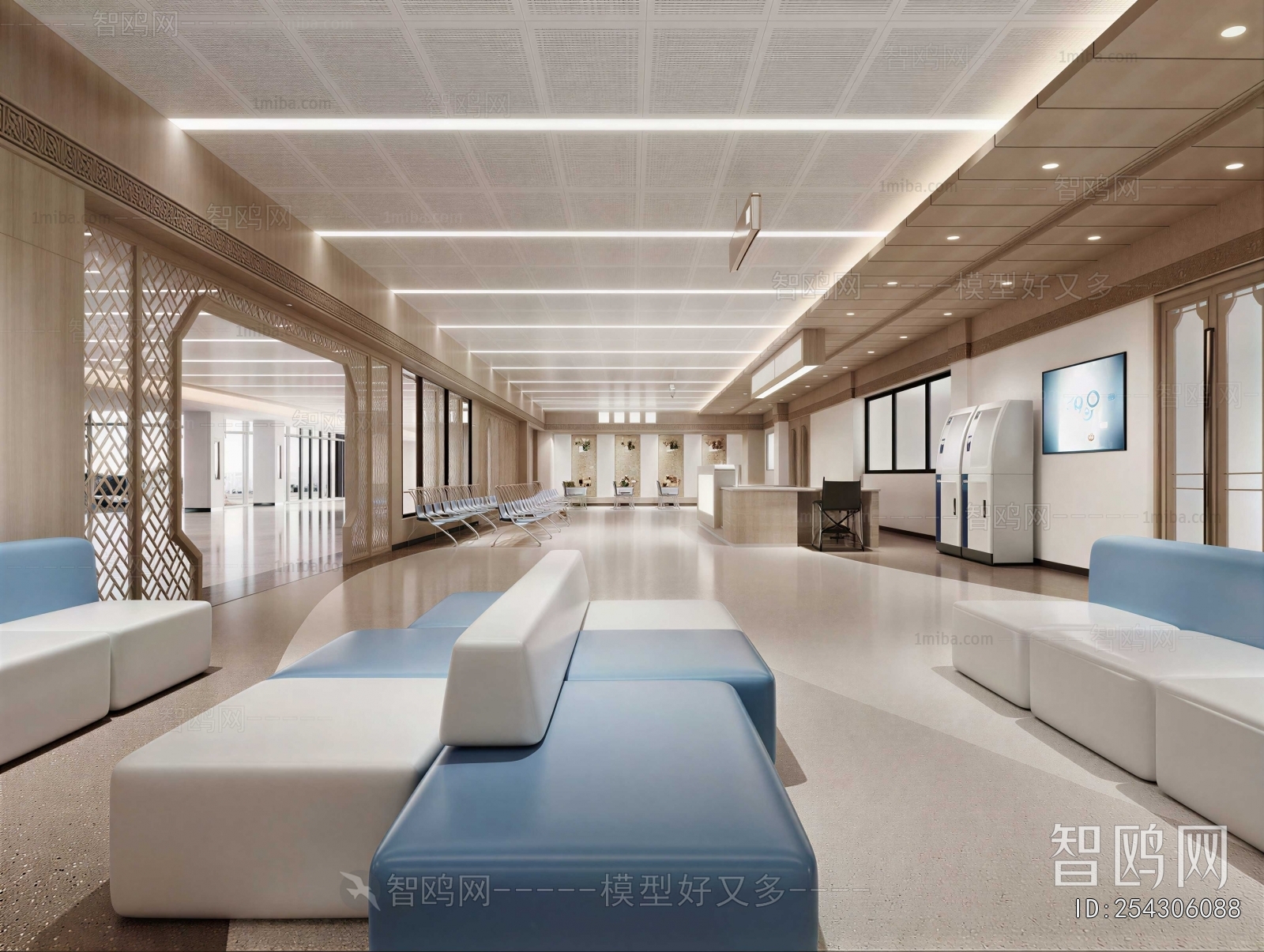 Modern Hospital Hall