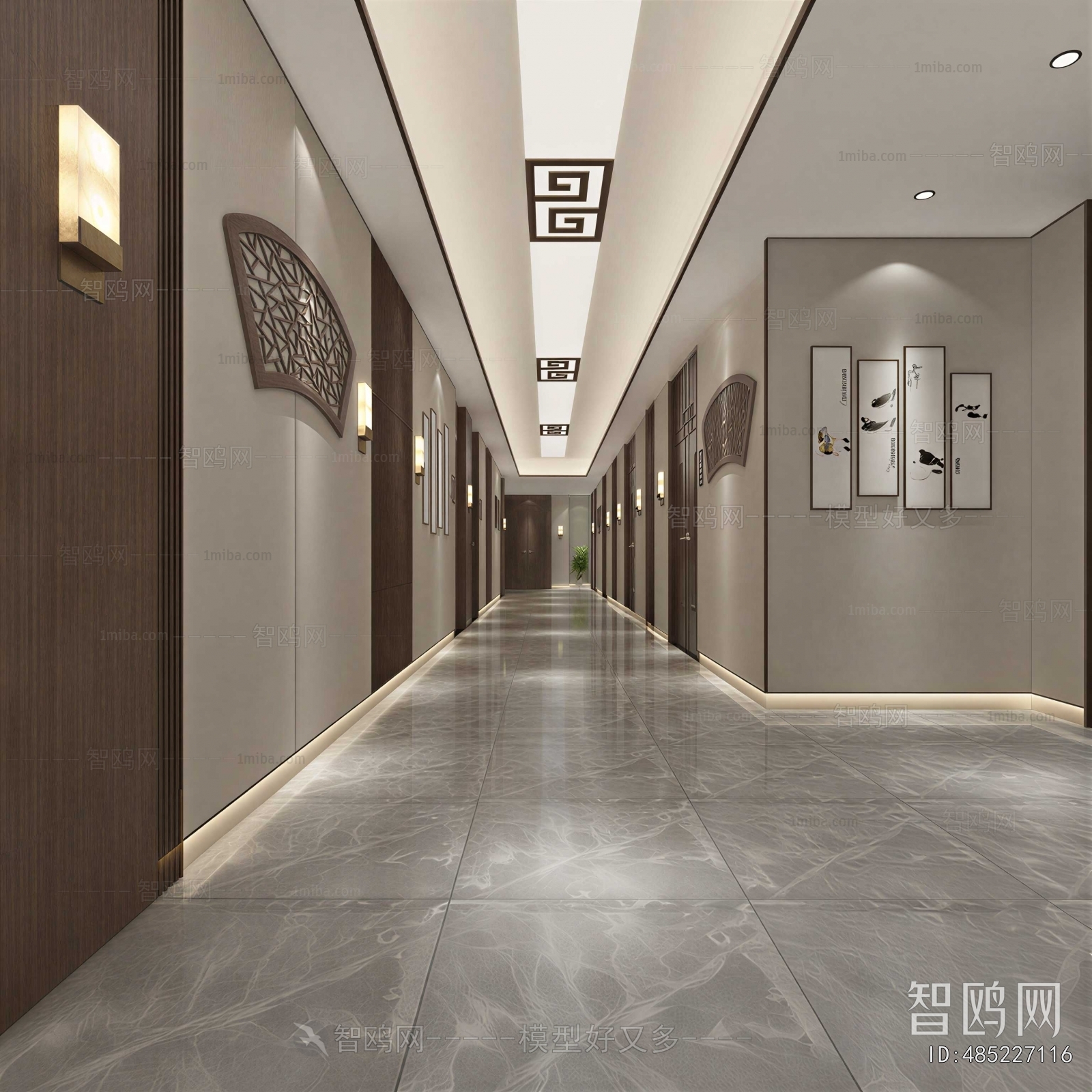 New Chinese Style Corridor