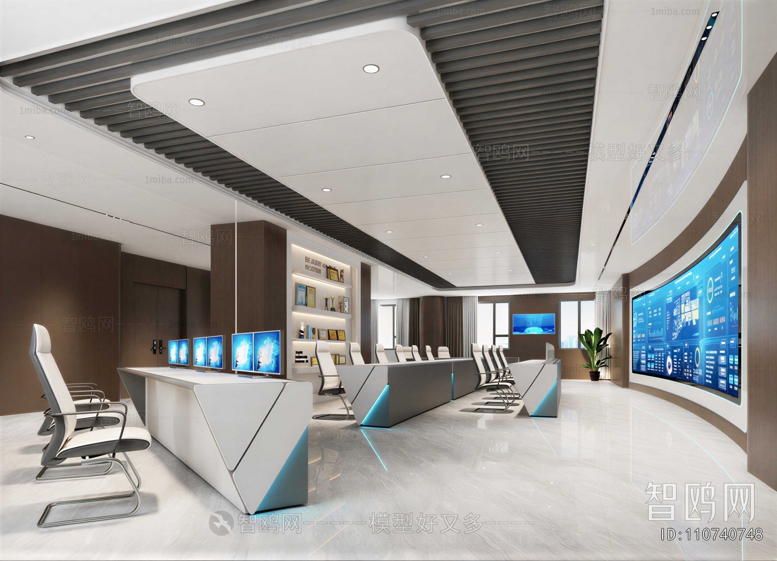 Modern Monitor Room